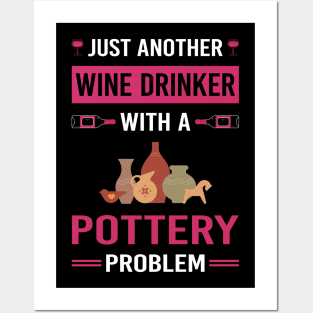 Wine Drinker Pottery Potter Posters and Art